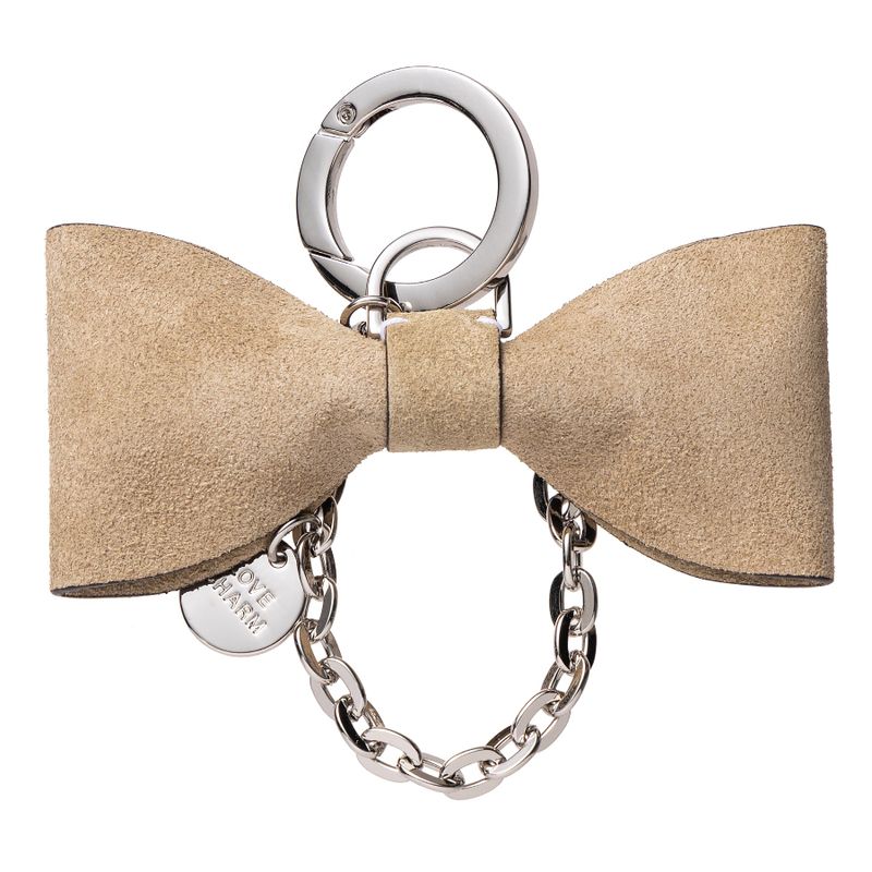スウェード リボン チャーム