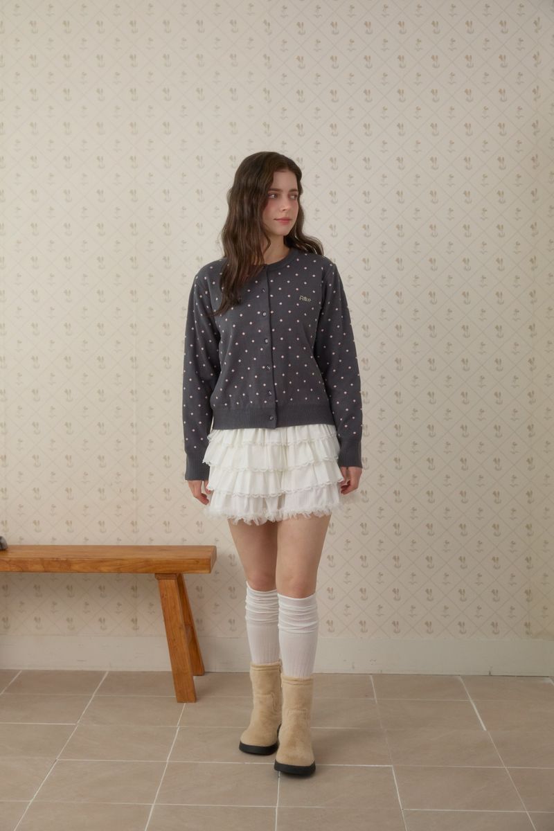 SUGAR DOT KNIT CARDIGAN