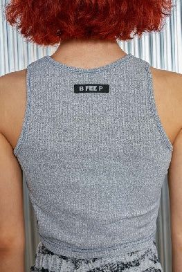 side hole sleeveless_gray