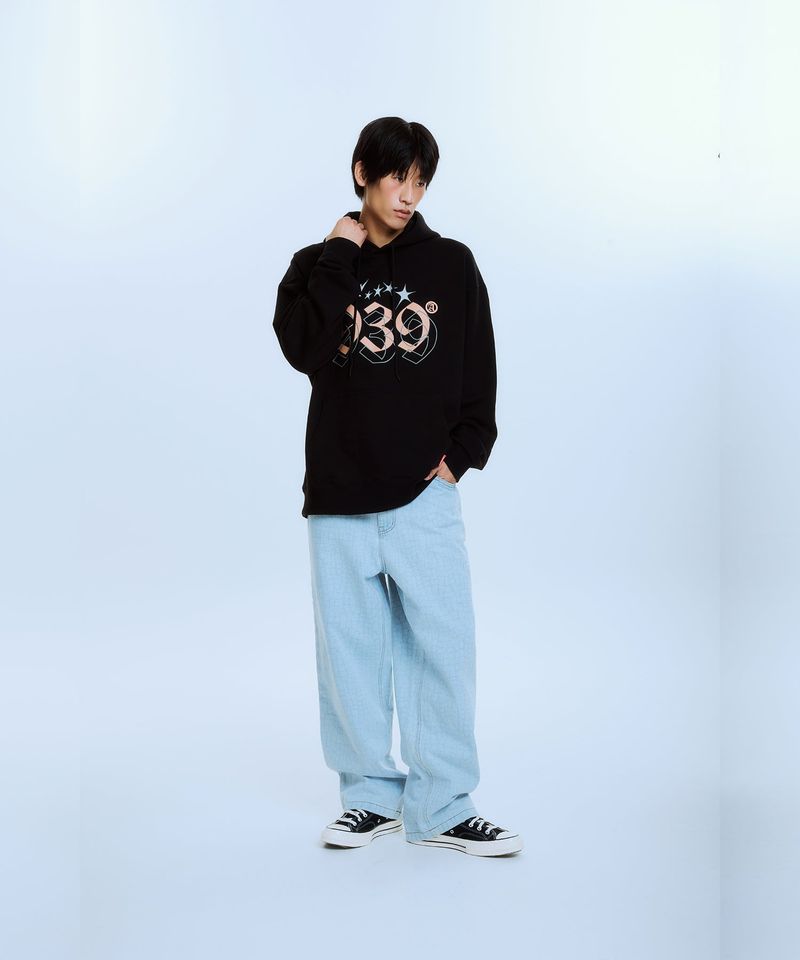 939 STAR GRAPICHS HOOD (BLACK)