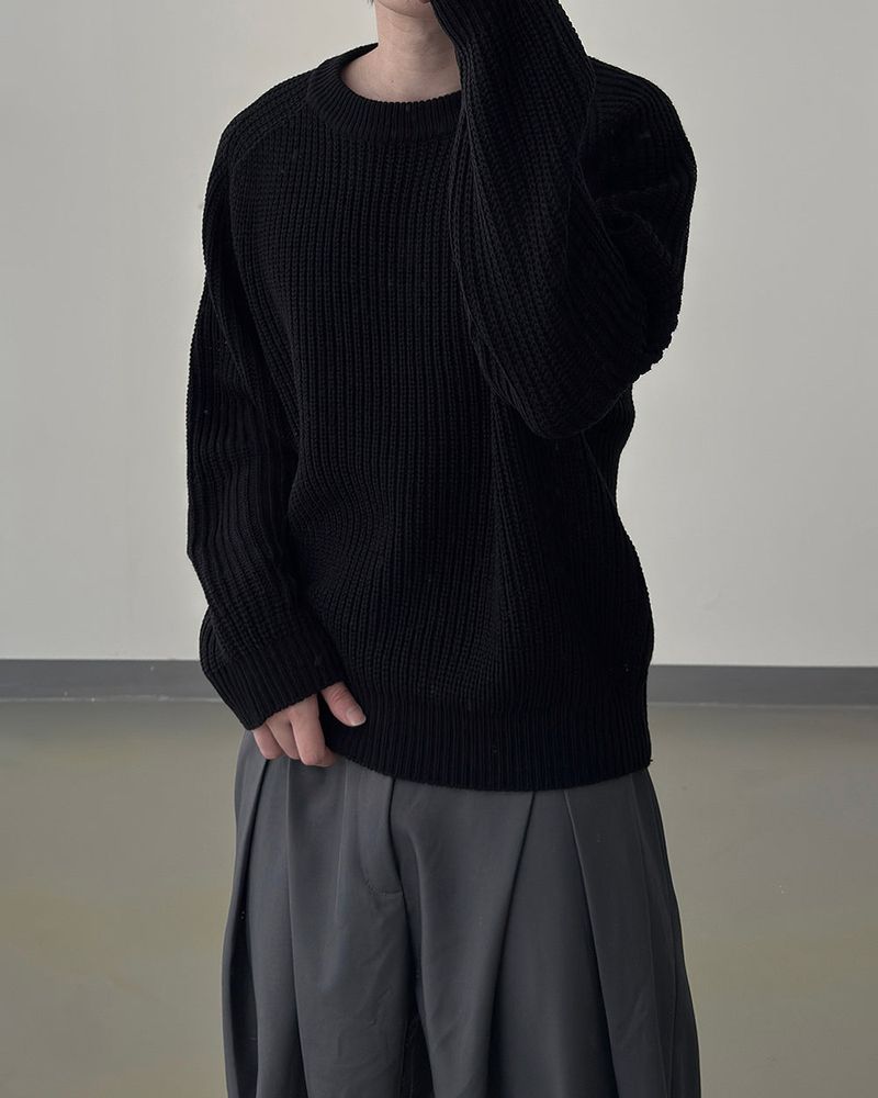 Hild Panel Cropped Hachi Knit