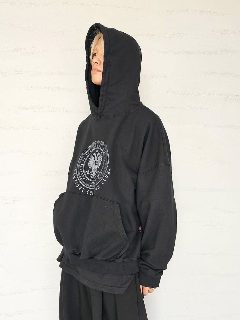 VENTIQUE Pigment Izzy Eagle hoodie 2colors