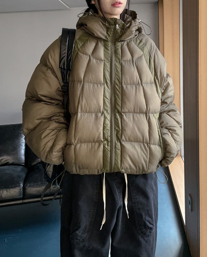 Noah Drop Square Hooded Padding