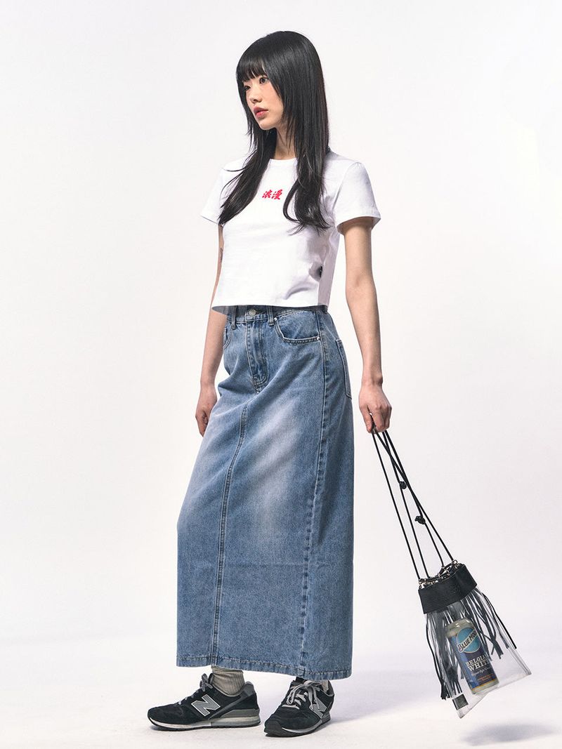 ROMANCE CROP T-SHIRT WHITE
