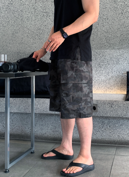 Kuiper Half Bermuda Nylon Cargo Shorts