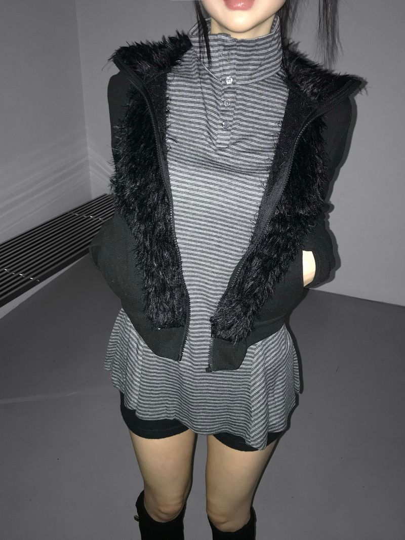 plumage zip-up (2 color)