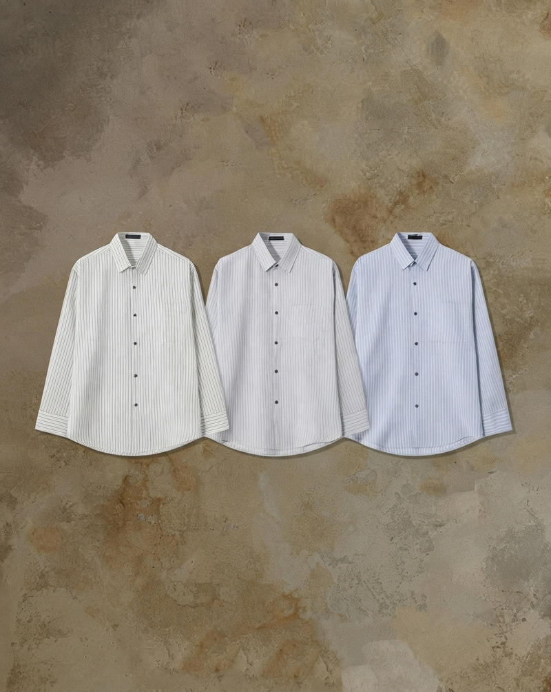 Grey Mist Stripe Shirt