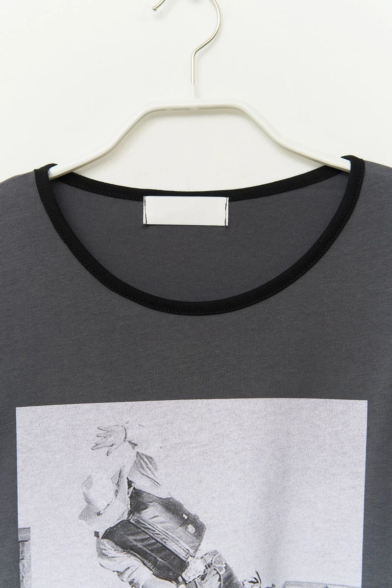 (W) Cow Printed Top