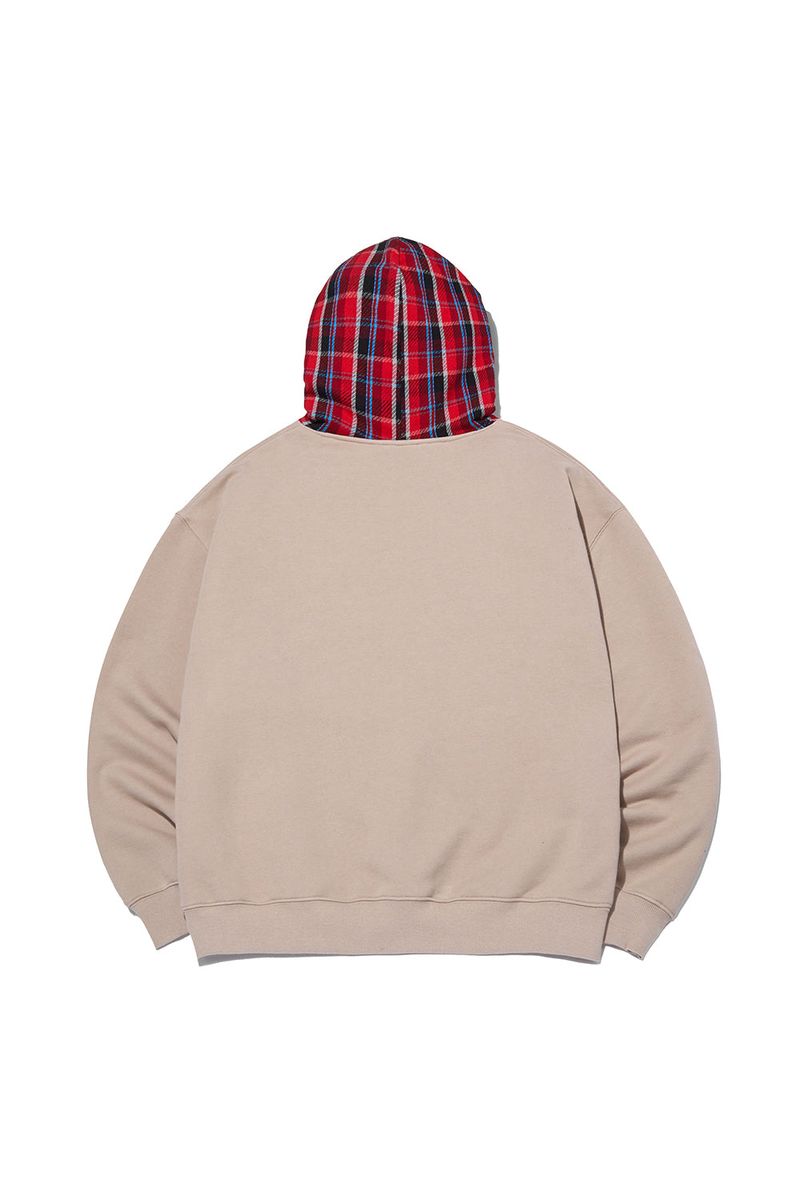 T.D BEAR Wappen Hoodie_Sand Beige