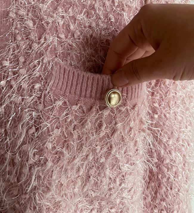 Peko Wings Pearl Knit Cardigan