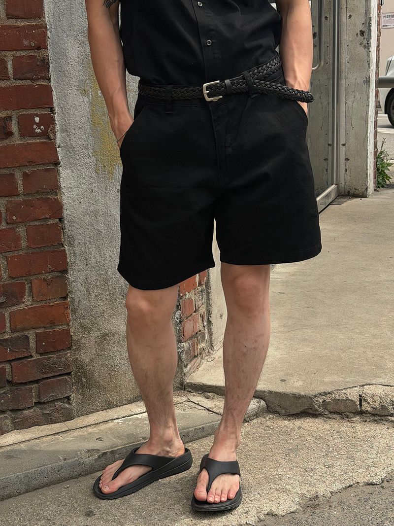 LAURANT（ロラン）の「[SET UP가능] Short bermuda denim pants(2color)（Pants）」