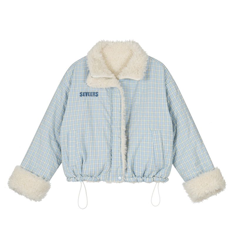Heart Check Reversible Puffer Jumper
