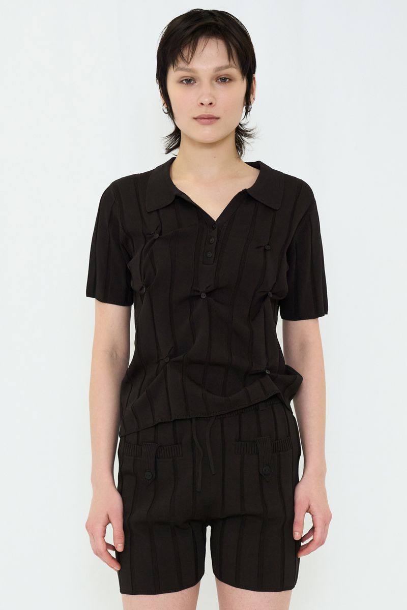 SMOOTH KNIT POLO SHIRT