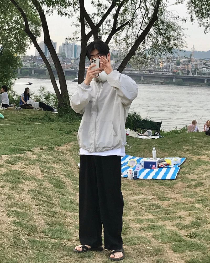 Kaiden loosefit windbreaker