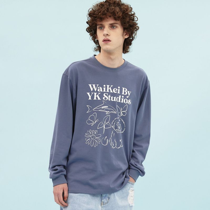 Spring graphic long sleeve tshirts