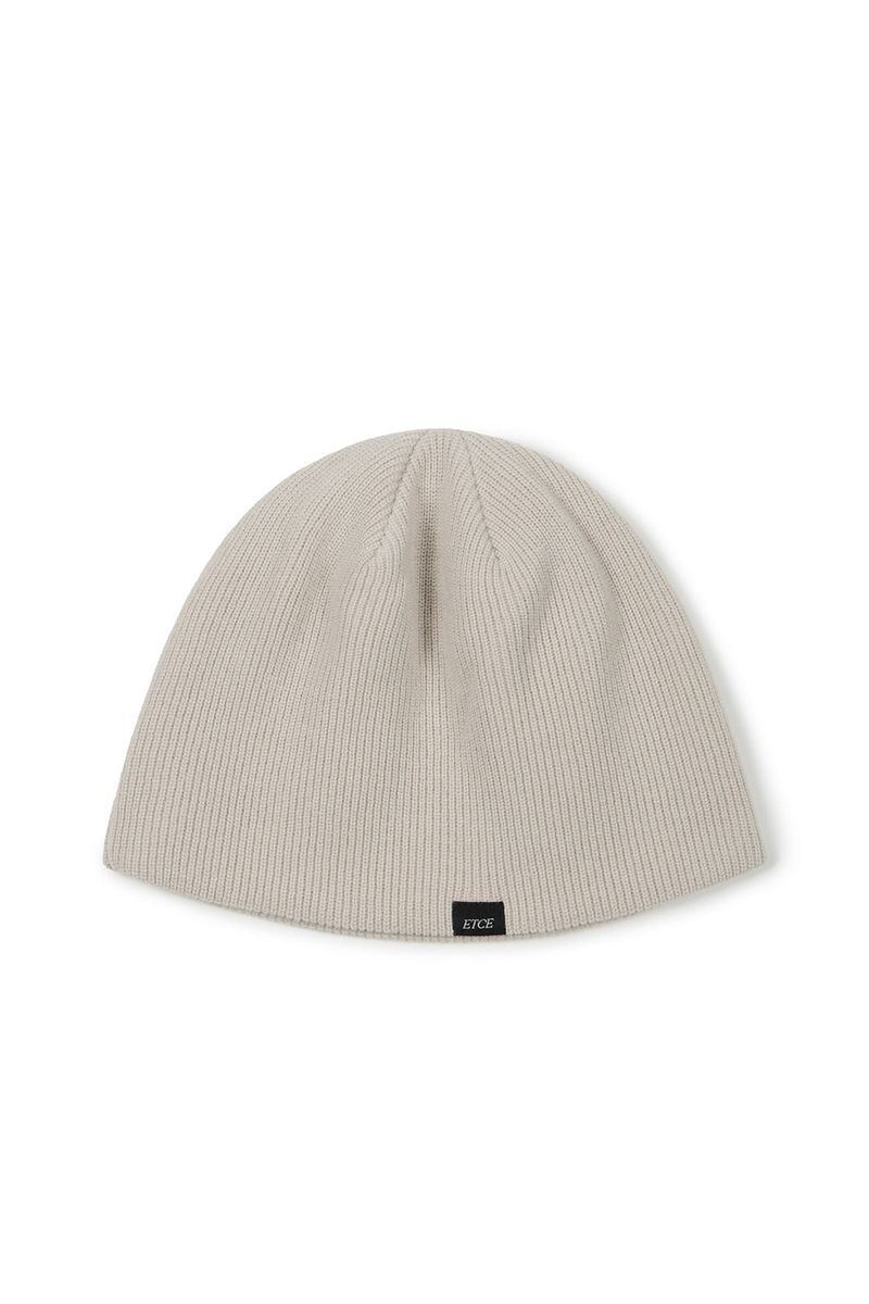 LABEL BEANIE (BEIGE)