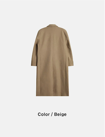 [Unisex] Max double long coat(2color)