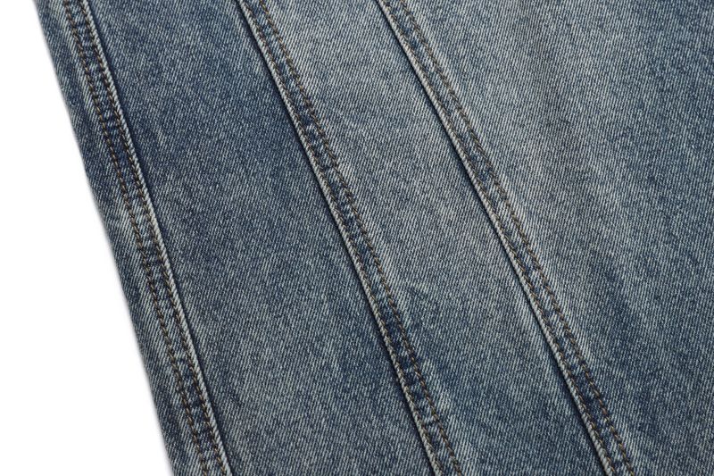 Curve Washed Snap Button Wide Denim Pants - 2COLOR