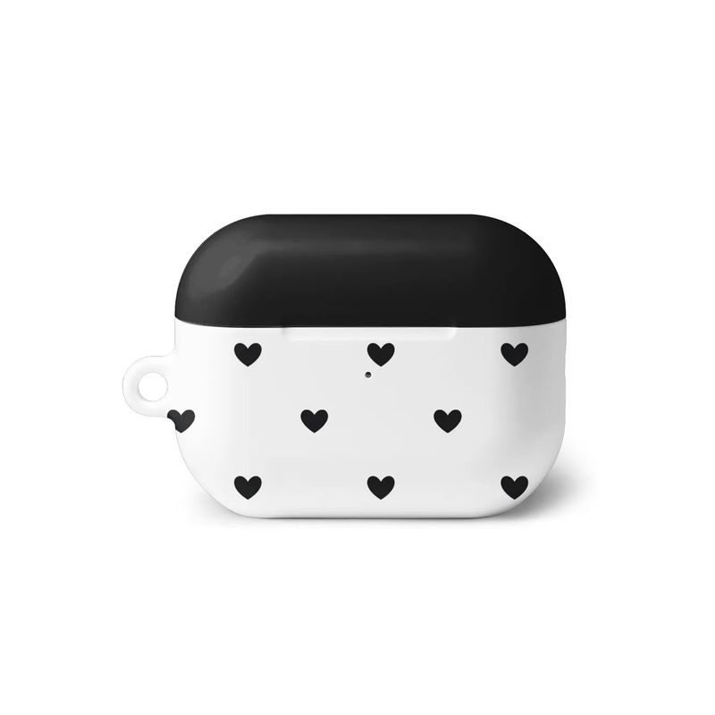 black love dot AirPods case