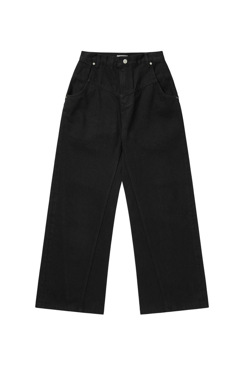 MOVEMENT DENIM PANTS BLACK