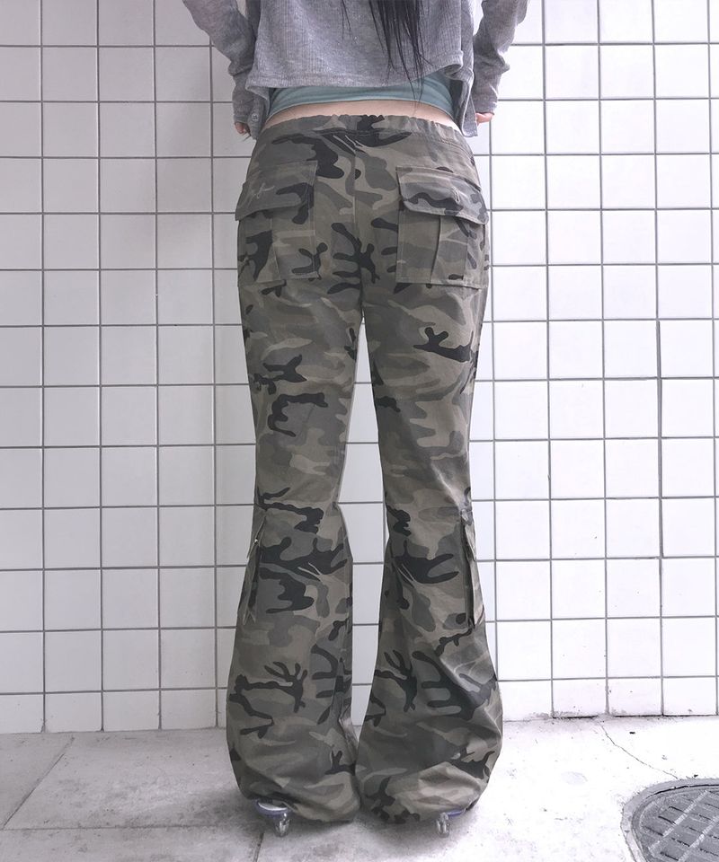 camo cargo bootscut pt (2colors)