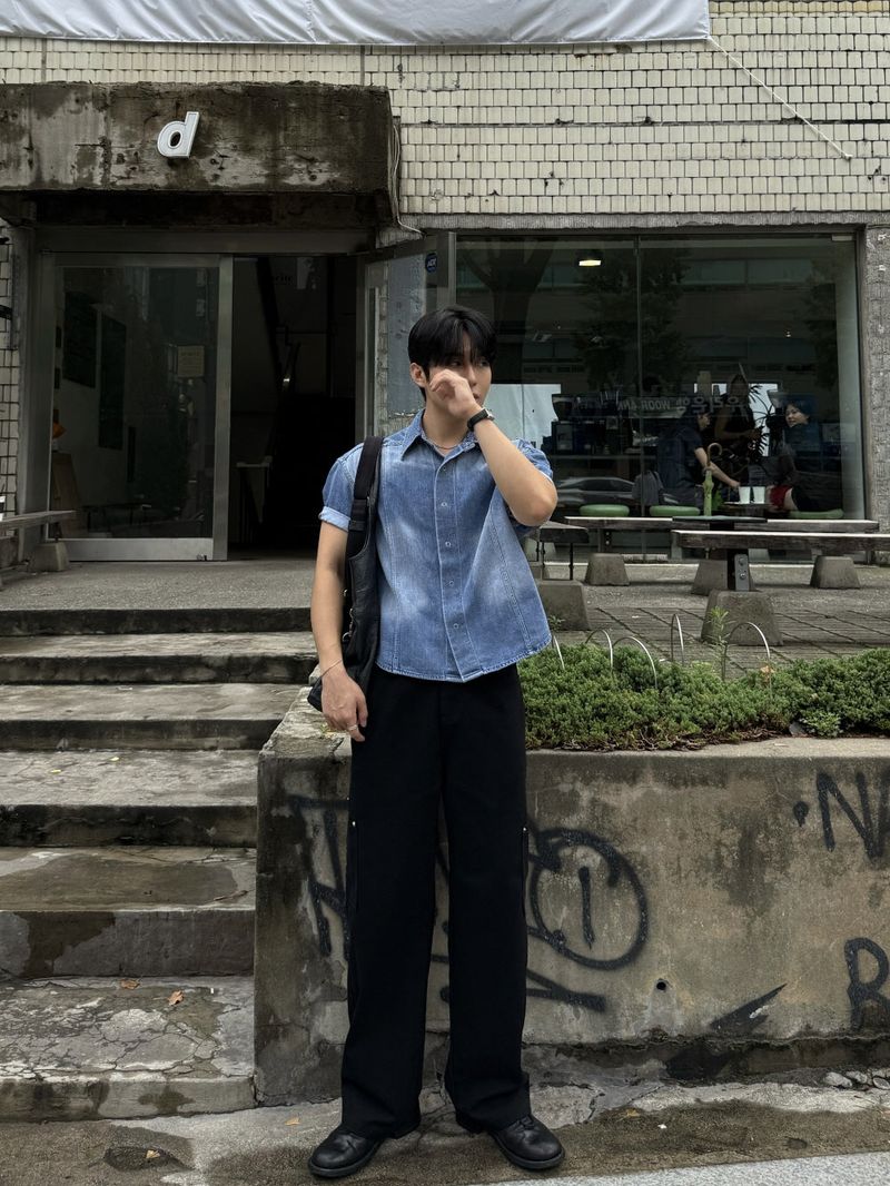 Annbe layered pocket pants