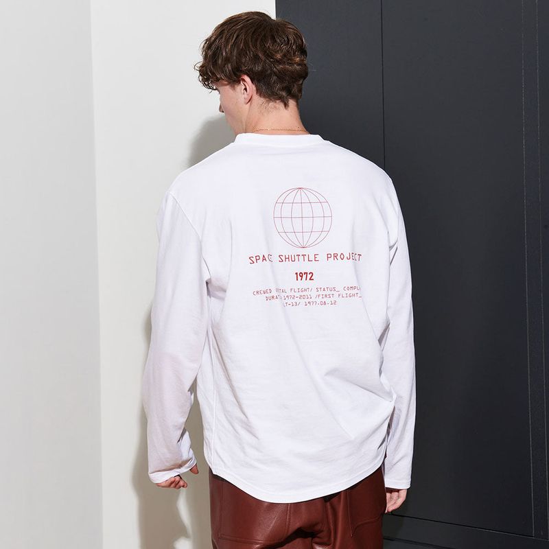  [UNISEX] JACKSON PRINTED TEE, WHITE