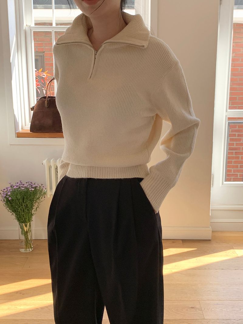 [MADE] [Wool Napping] Winter Warm Pintuck Wide Slacks