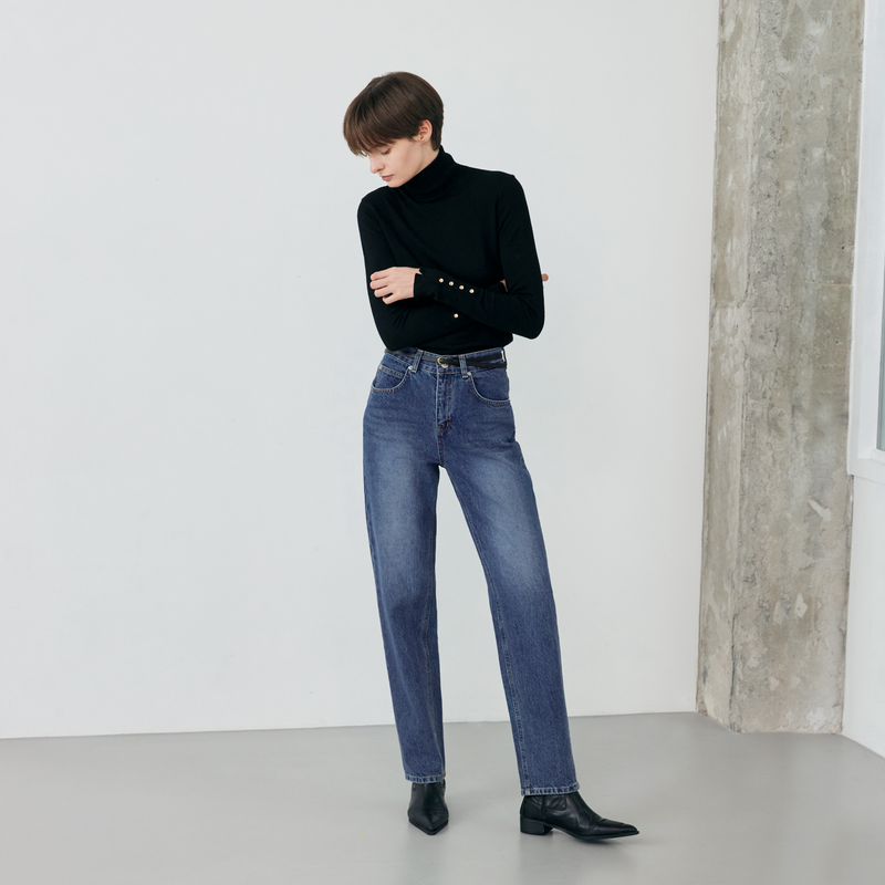 Middle blue boy fit - G004