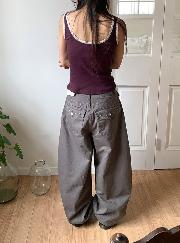 JAZZ THE ORDER(ジャズ ザ オーダー)の「TWILL BACK POCKET STUD PANTS (3C)(Pants)」