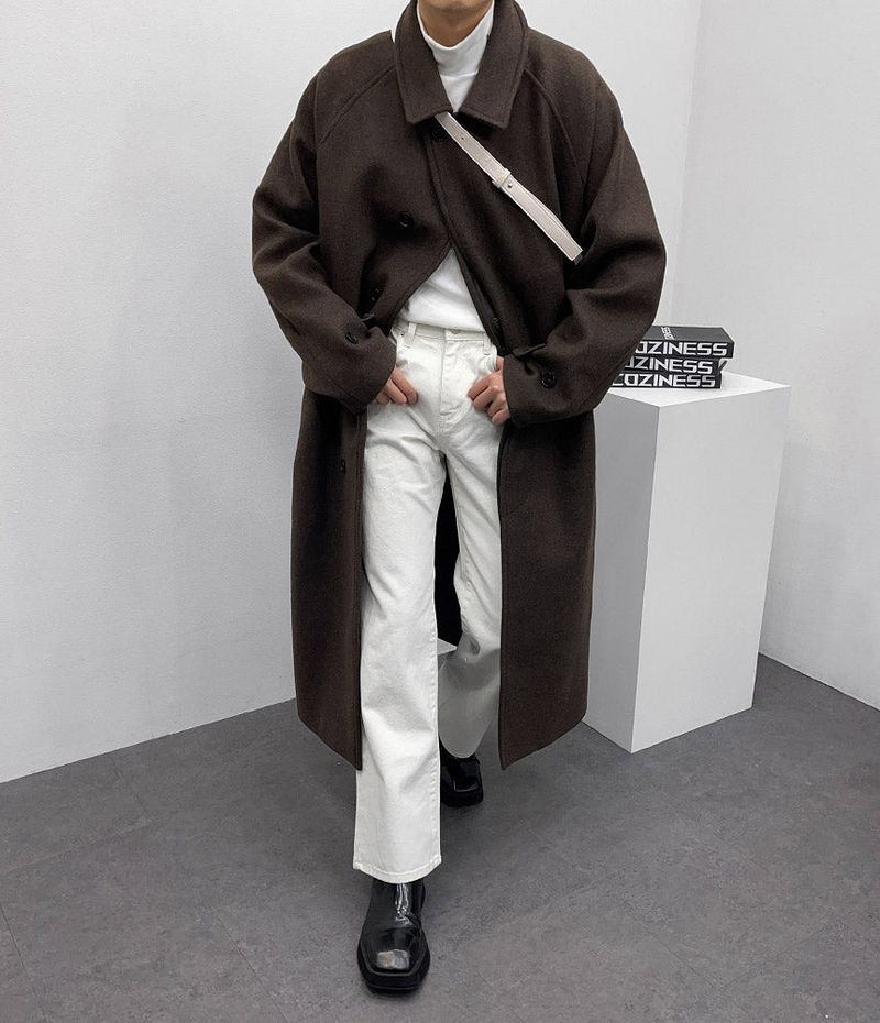 TW Regular Balmacan Wool Coat (3colors)