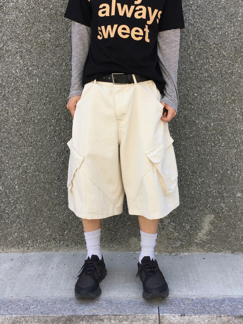 Pog Cargo Bermuda Pants 3C