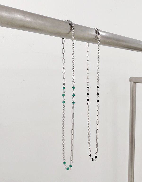 HOLY IN CODE（ホーリーインコード）の「No.8833 gemstone chain necklace（Accessories）」