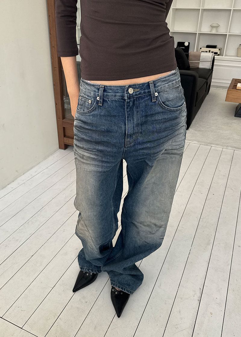 DIRTY WIDE DENIM
