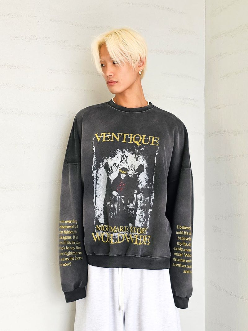 VENTIQUE（ベンティーク）の「VENTIQUE Washing Nightmare Sweatshirt 1colors（Tops）」