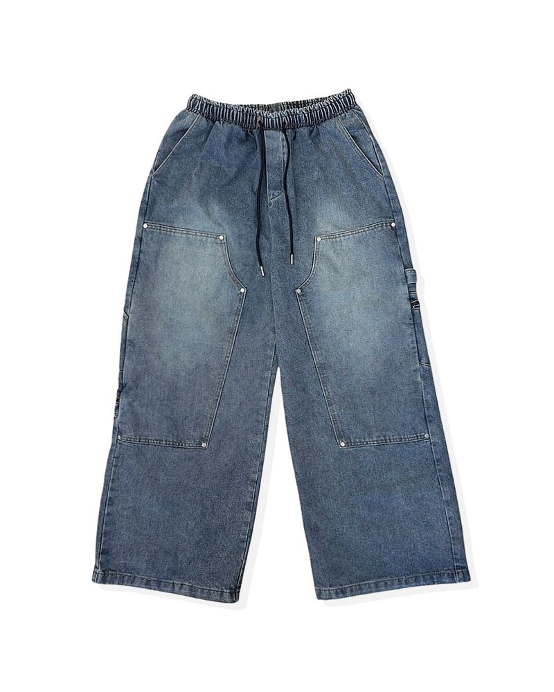Herry Washing Zipper Carpenter Denim