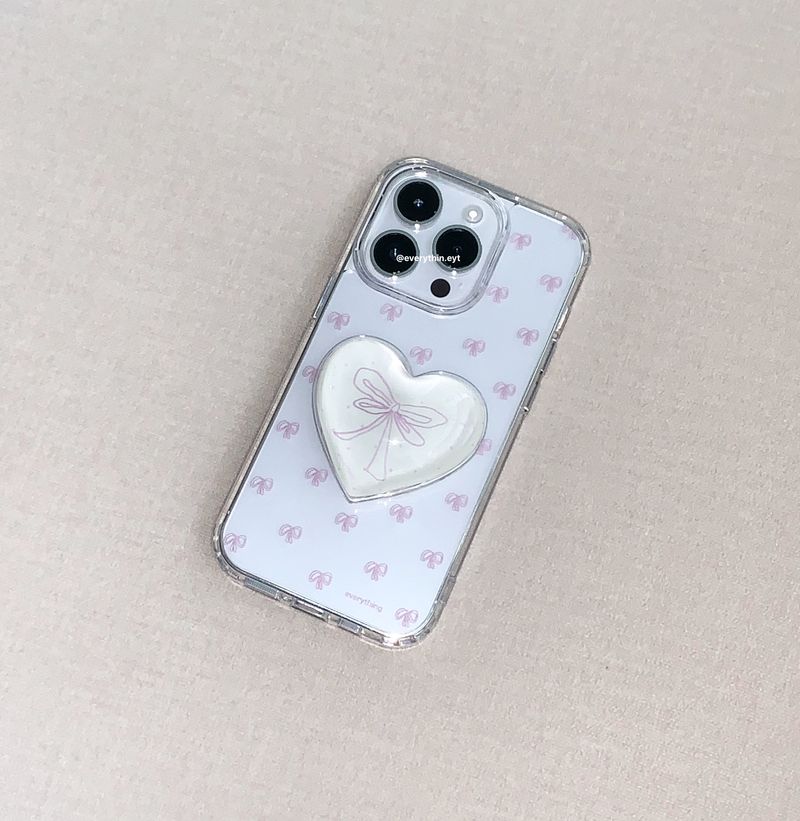 [jelly hard] ribbon pattern case