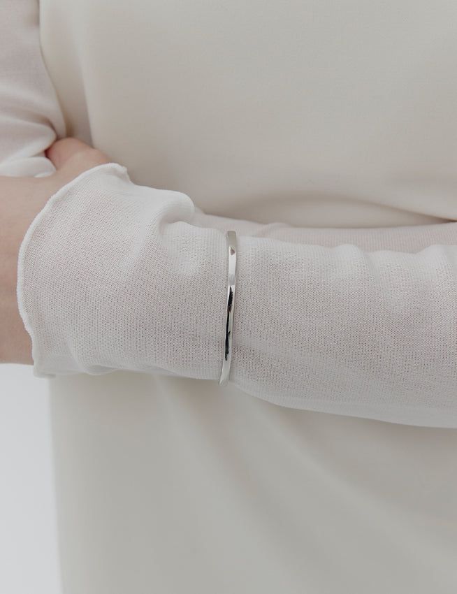 26SS★ [Premium Plating] Precise AB Single Cuff Bangle