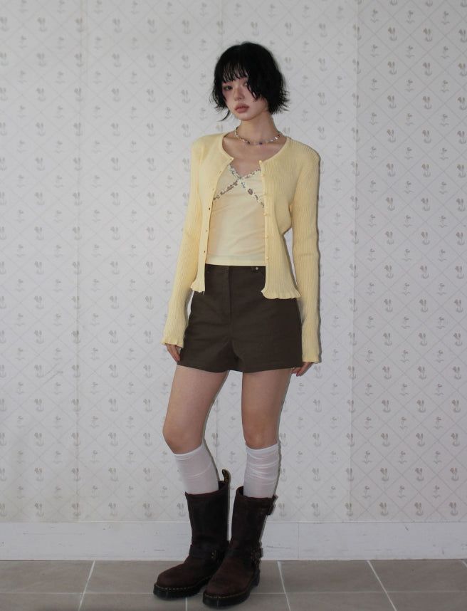 MELLOW FRILL CARDIGAN