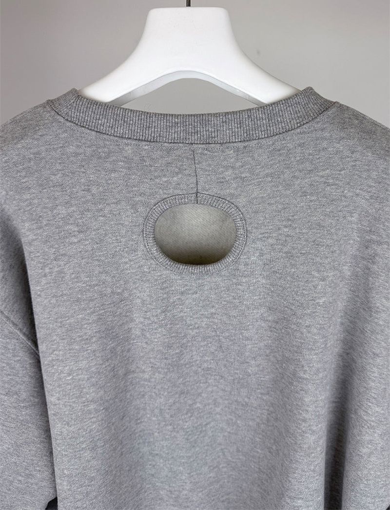 CIRCLE HOLE SWEAT SHIRT (3C)
