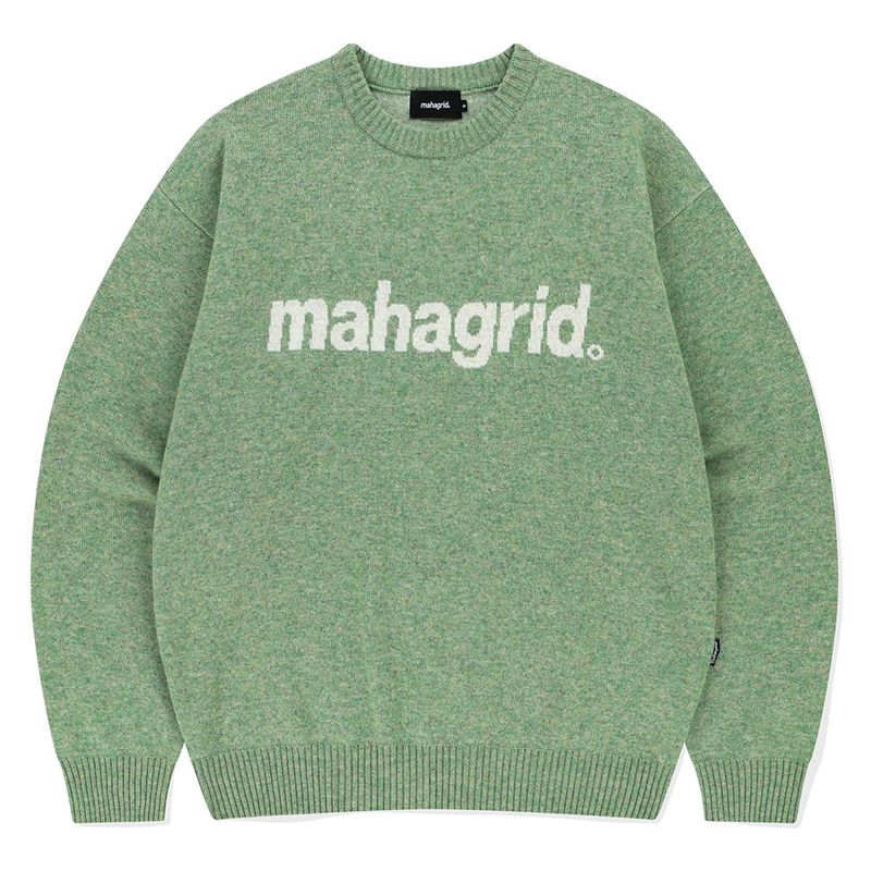 mahagrid(マハグリッド)の「BASIC LOGO KNIT SWEATER(Tops)」