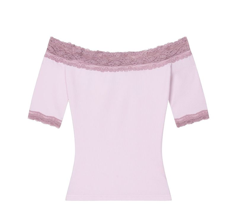 [MADE] Blair Lace Off-Shoulder Top