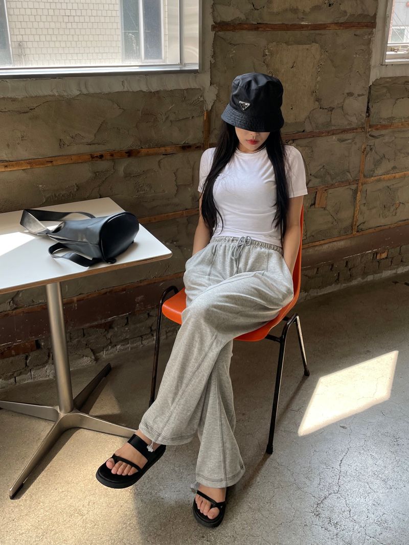Tight slim half T