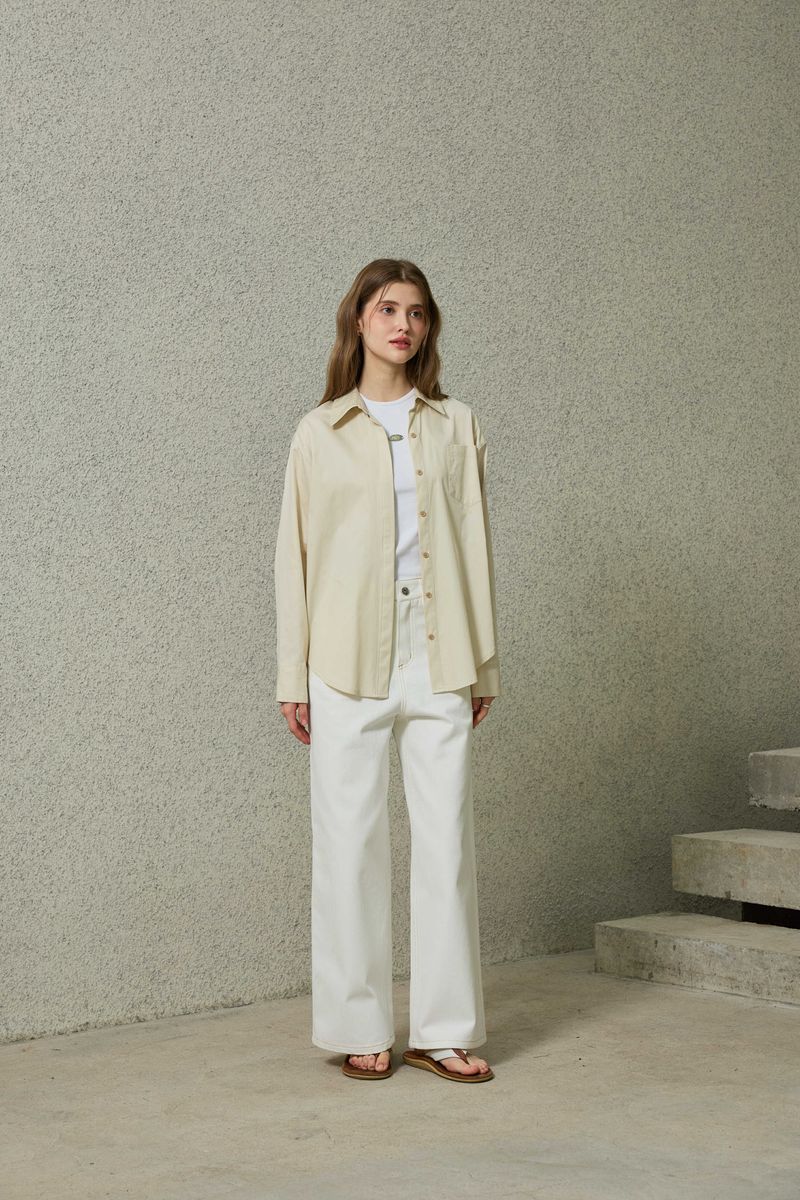 NOAH WIDE PANTS / ECRU