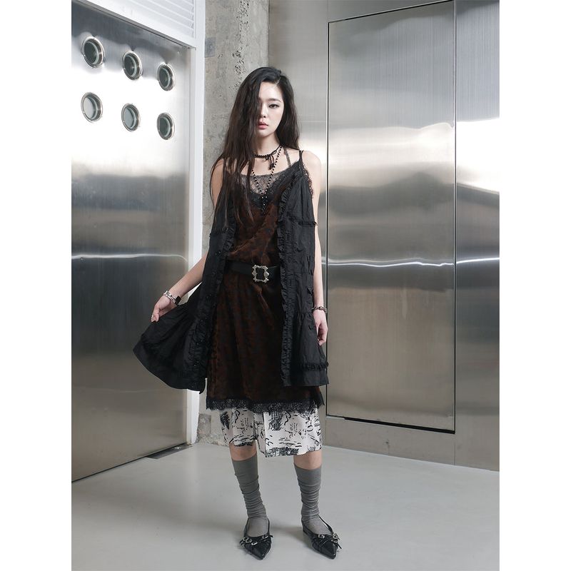 LEOPARD SLIP DRESS