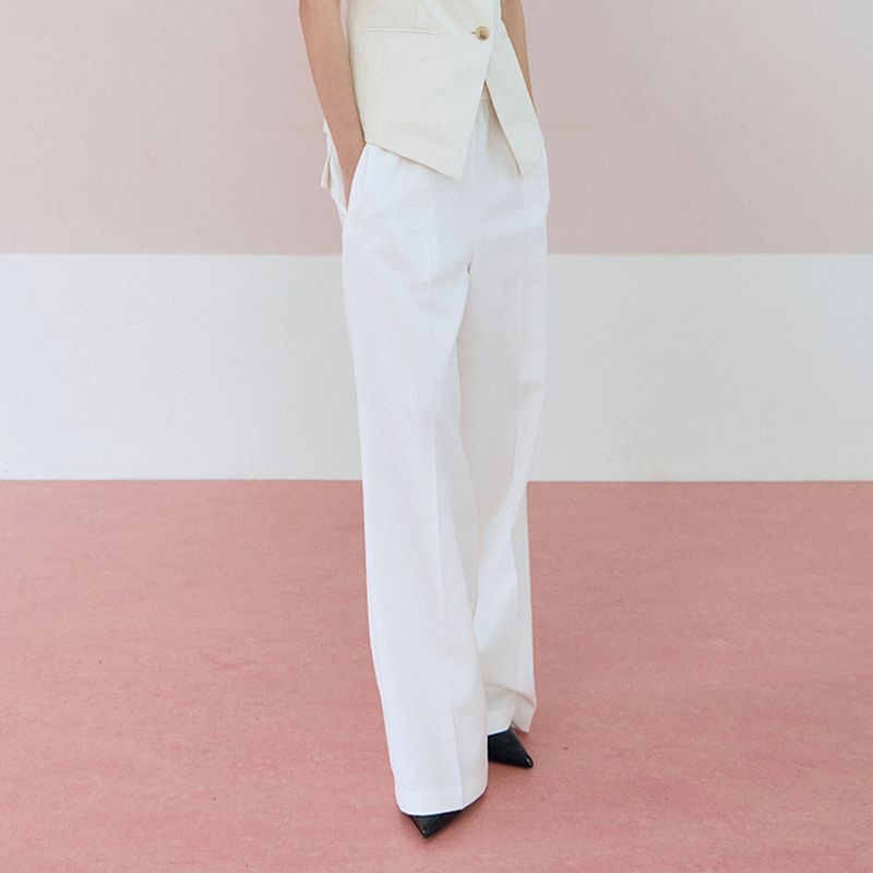 SSOKIN(ソキン)の「Linen Blended String Pants_Ivory(Pants)」