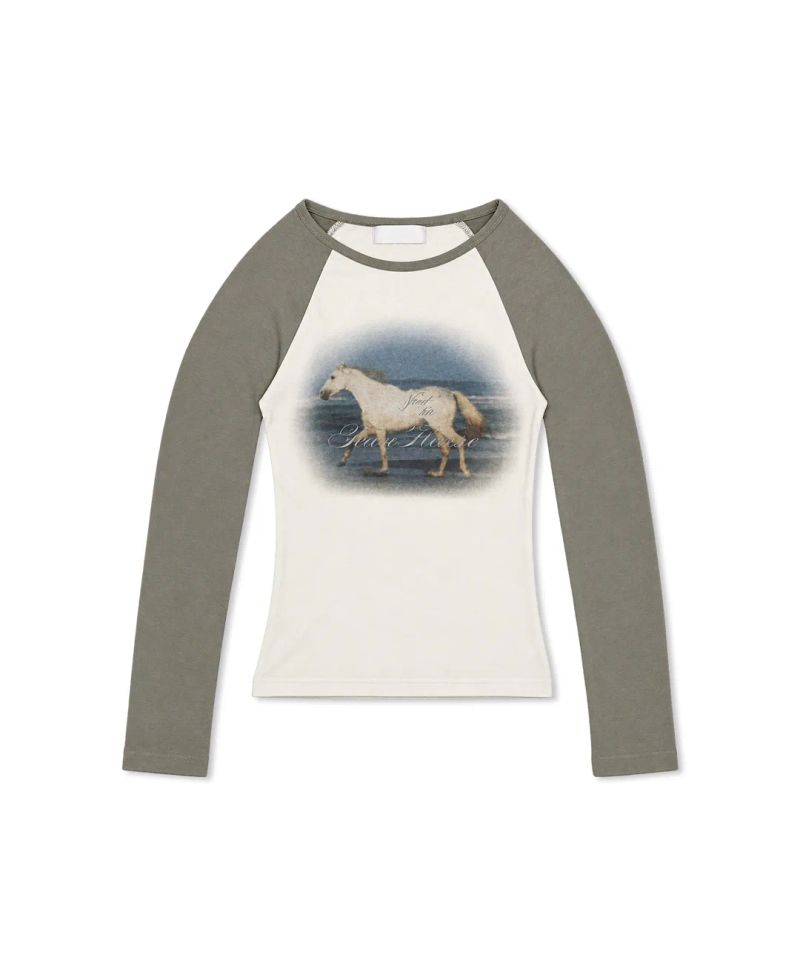 ロデオ ラグラン Tシャツ (3colors)