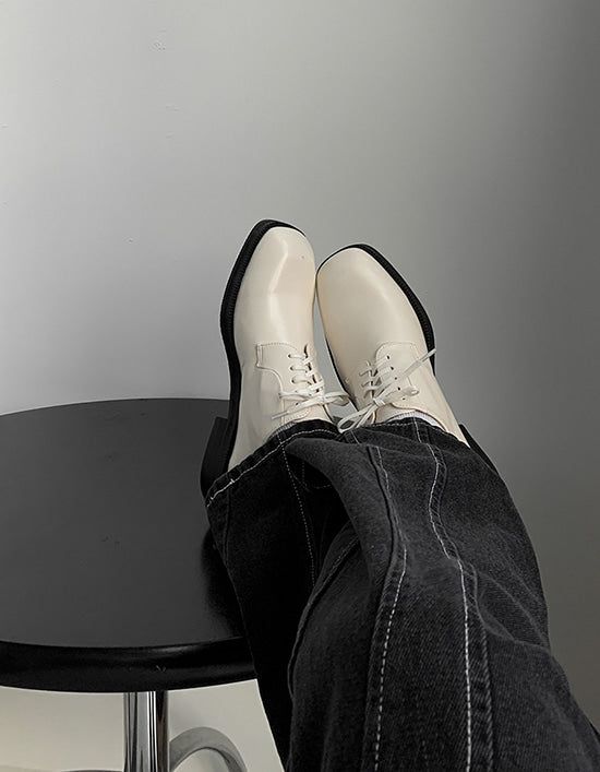 ASCLO Normal Street Derby Shoes (2color)