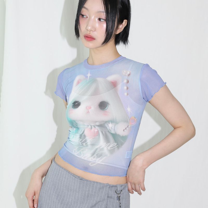 CLUT STUDIO（クラットスタジオ）の「Neko Hime Mesh Top（Tops）」