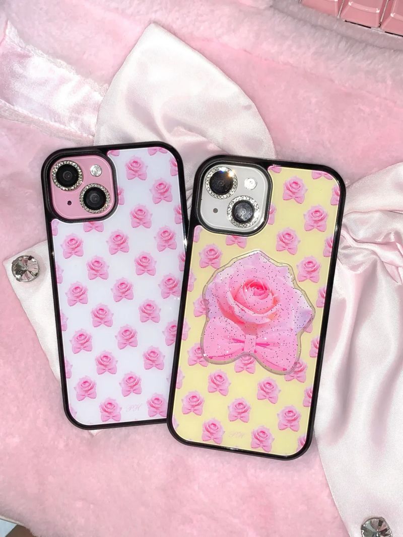 Rose ribbon phone grip - magsafe